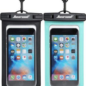 Hiearcool Waterproof Phone Pouch, Waterproof Phone Case for IPhone 2 in pack